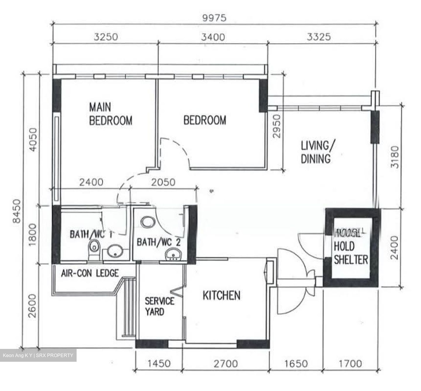 Blk 314B Waterway Cascadia (Punggol), HDB 3 Rooms #634177831